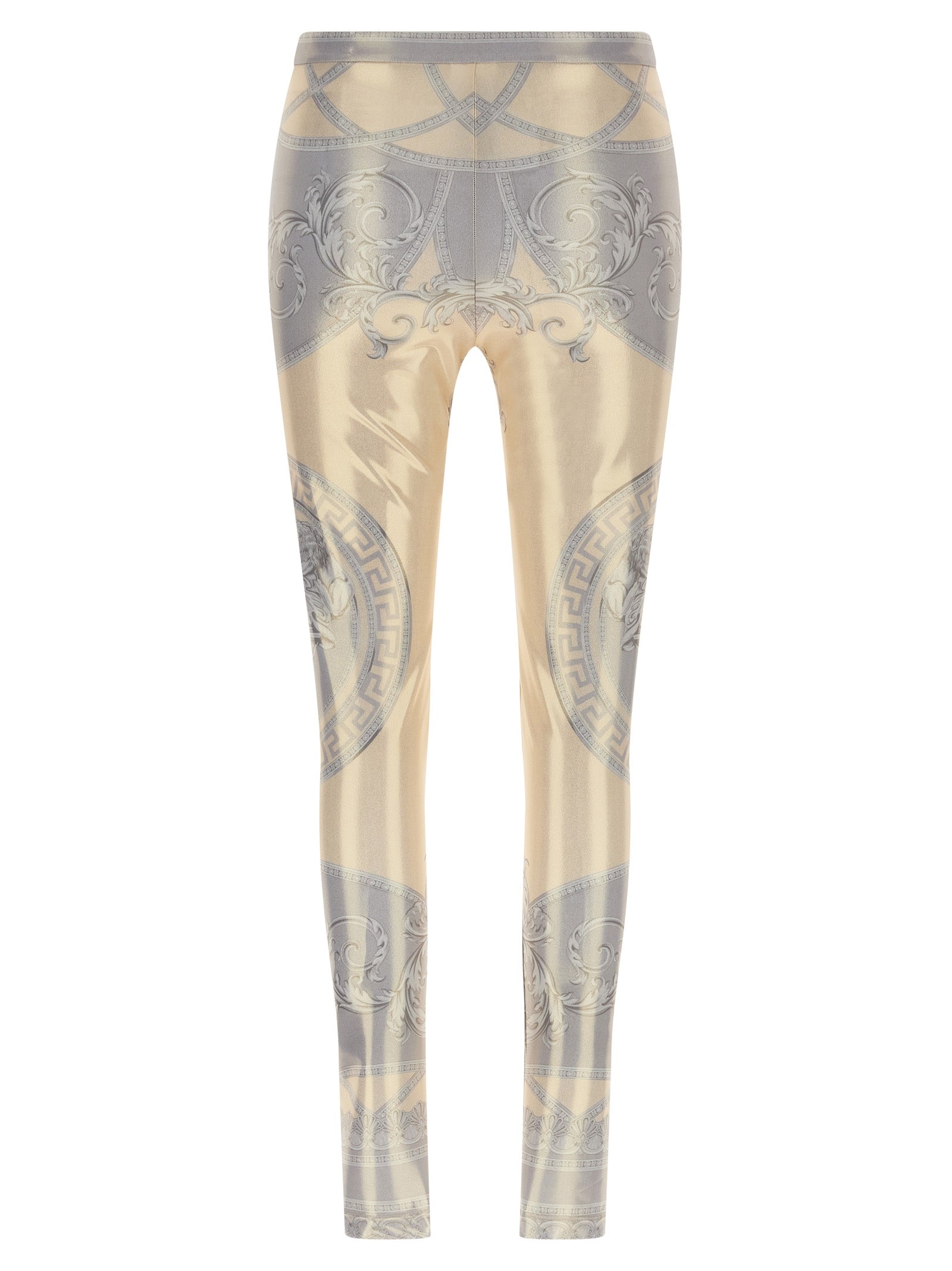 Multicolor Polyester Leggings