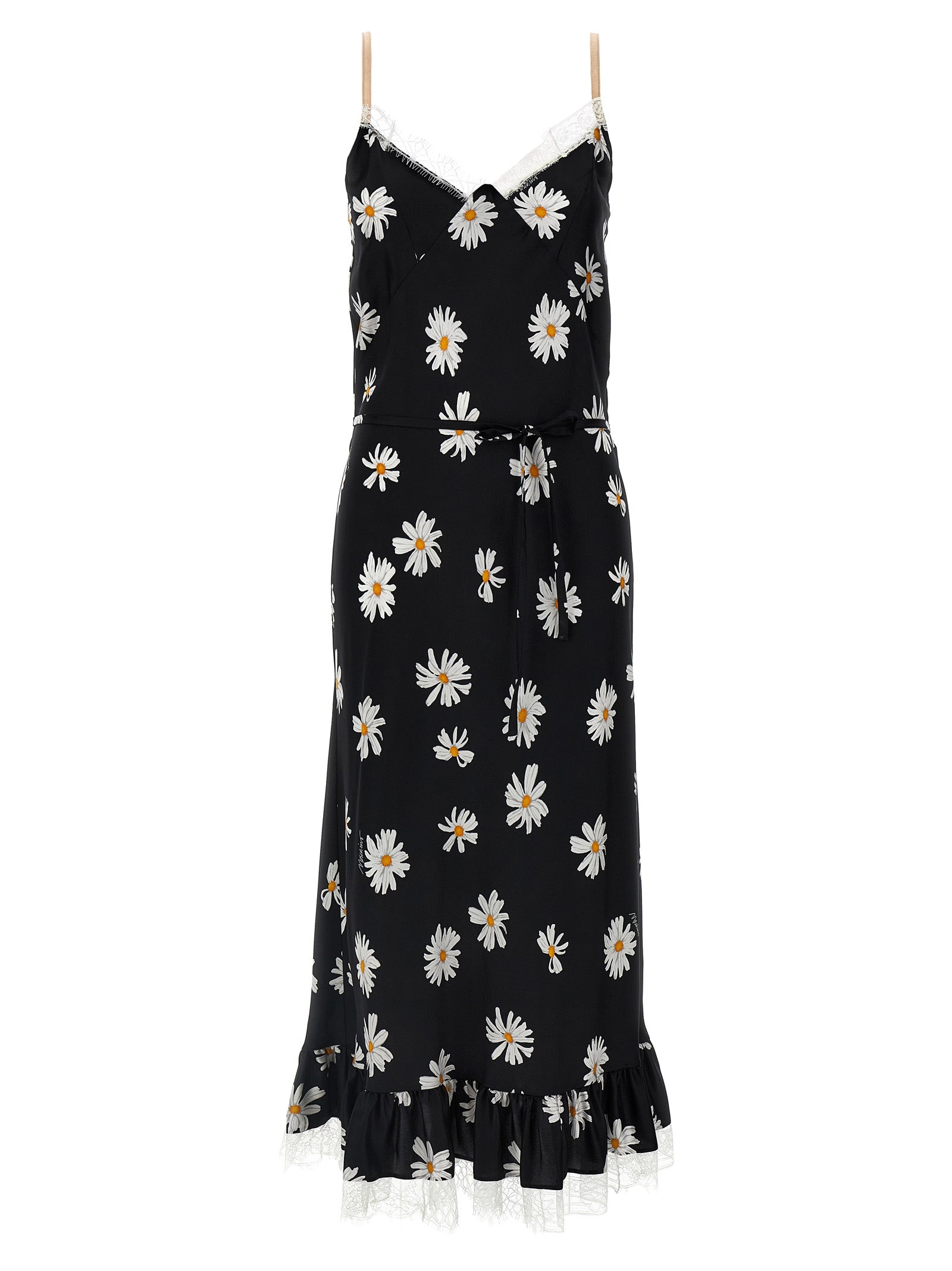 Black Silk Midi Dress
