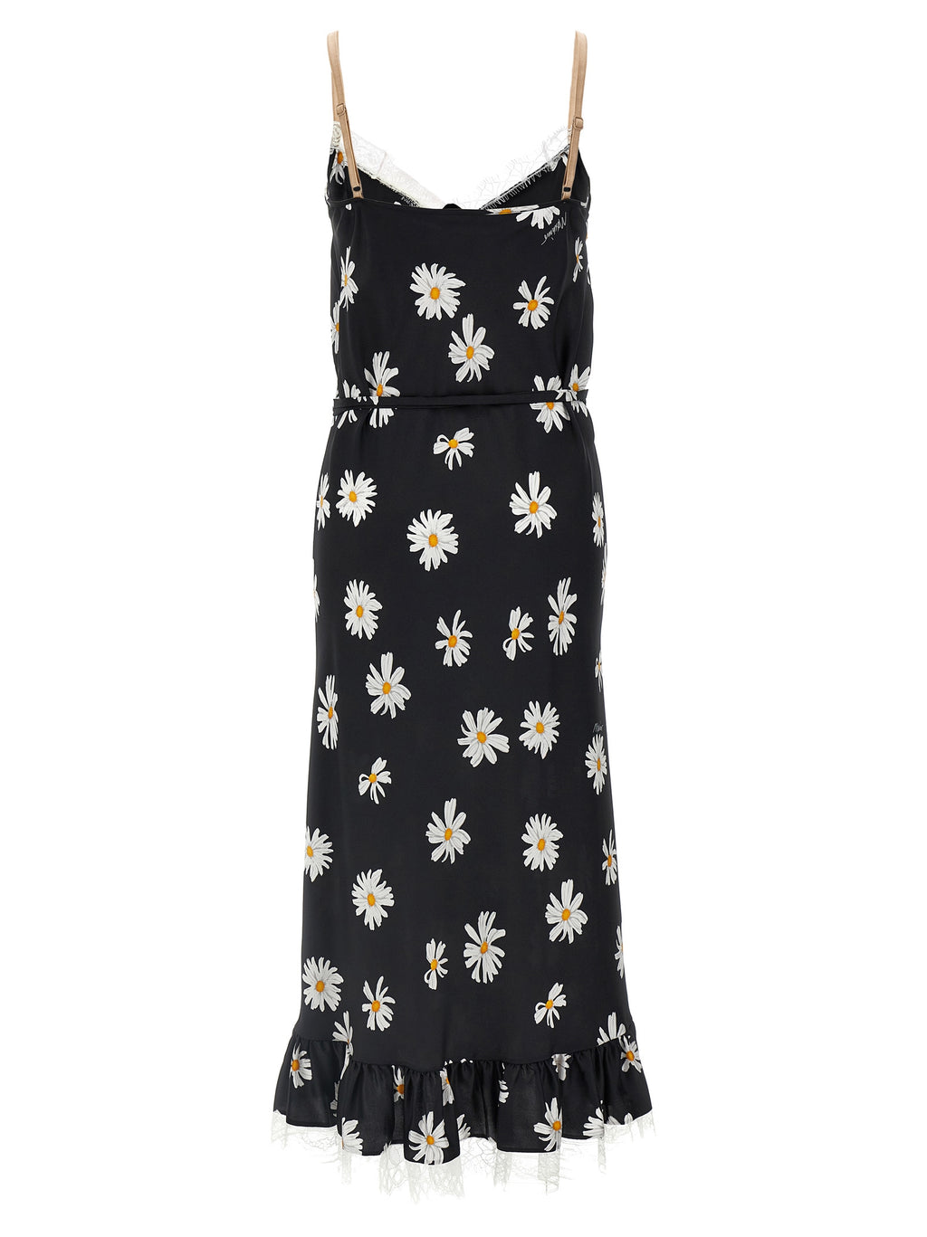 Black Silk Midi Dress