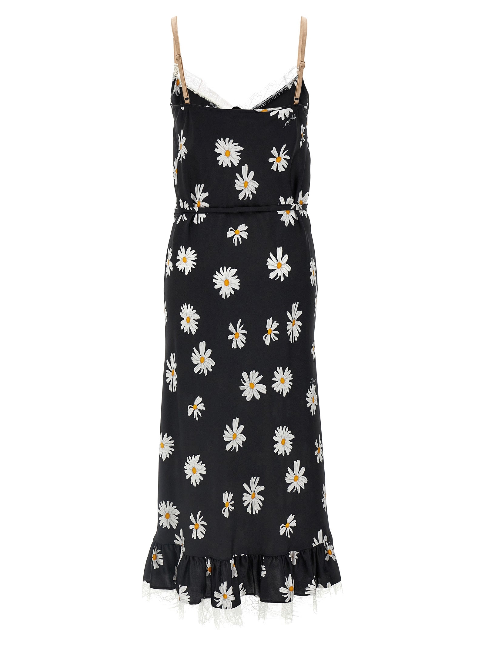 Black Silk Midi Dress