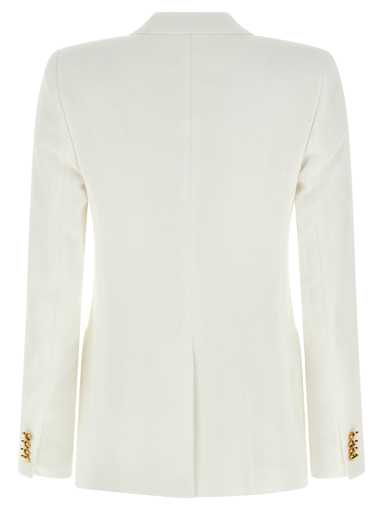White Viscose Blazer