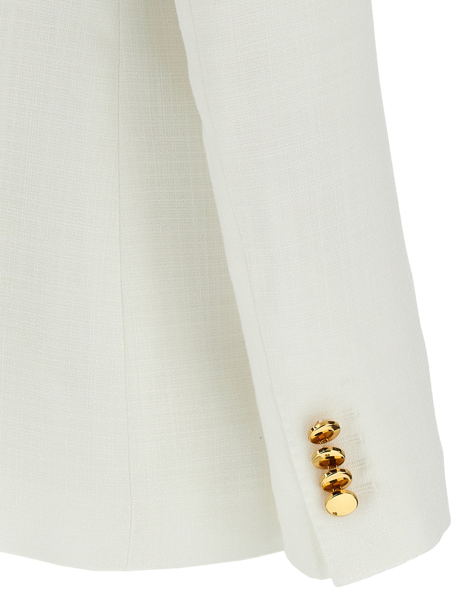 White Viscose Blazer