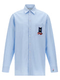 Blue Linen Blouse