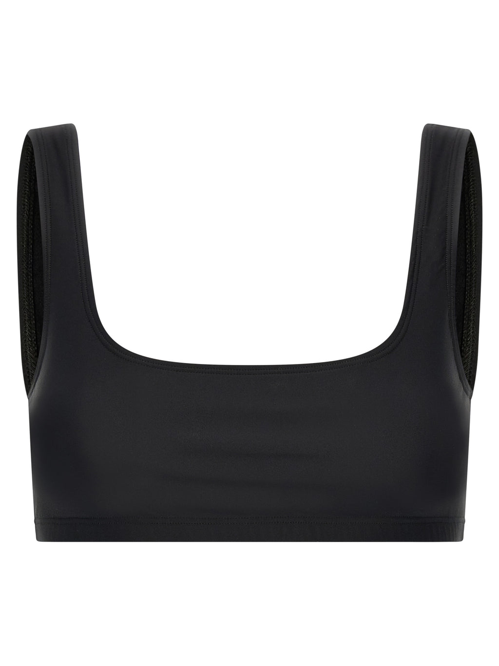 Black Polyamide Tank Tops
