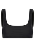 Black Polyamide Tank Tops