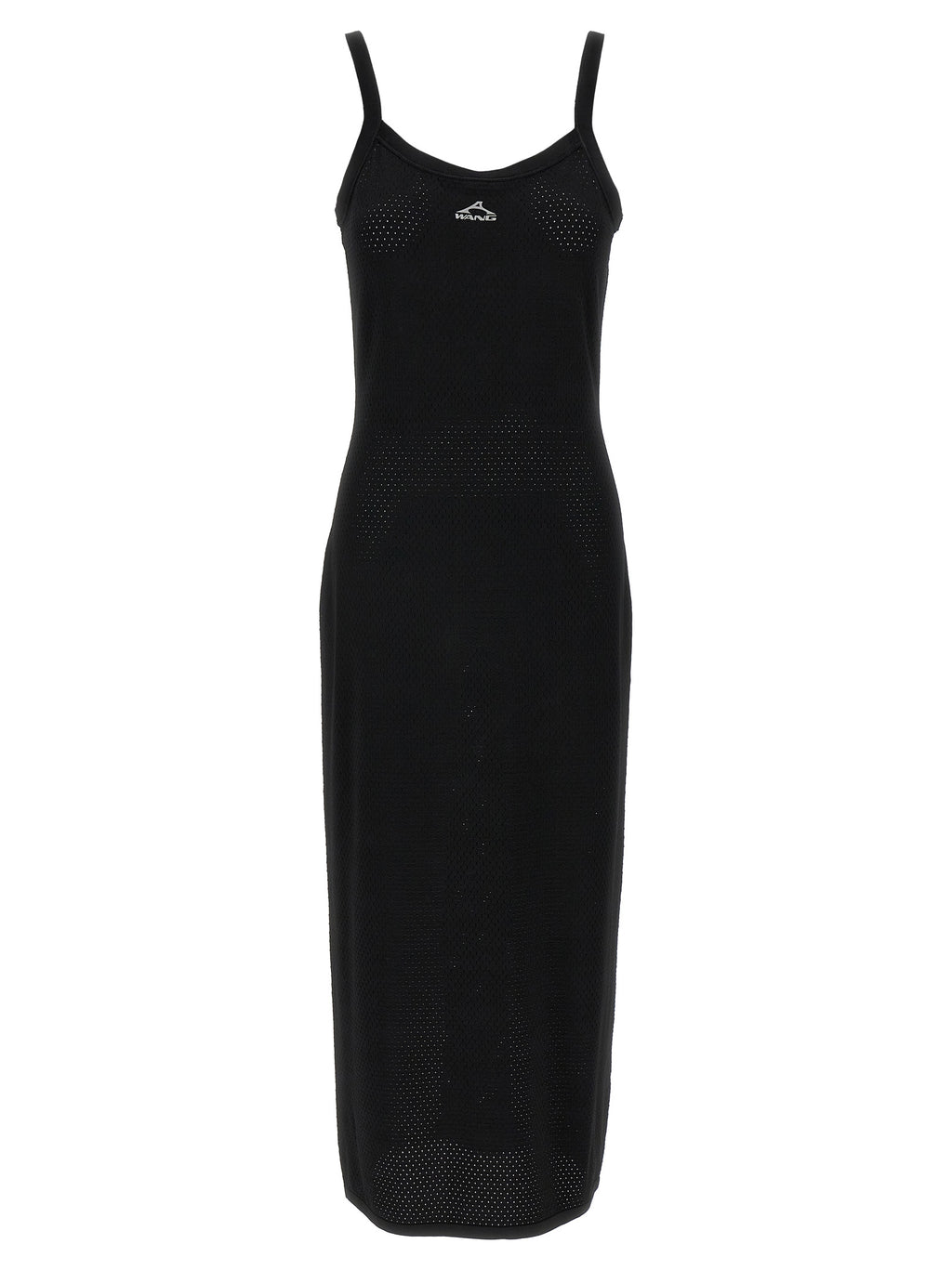 Black Viscose Midi Dress