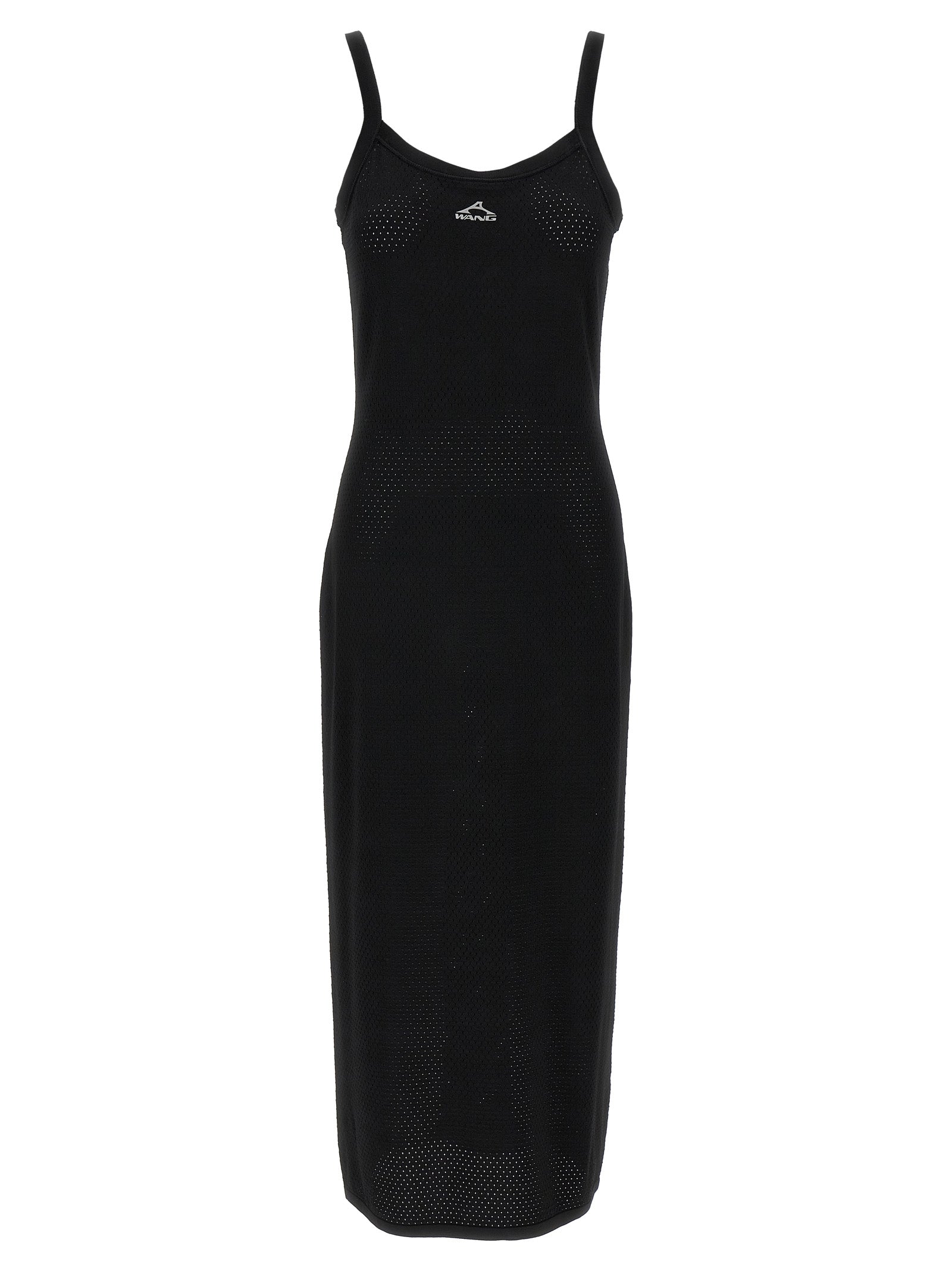 Black Viscose Midi Dress