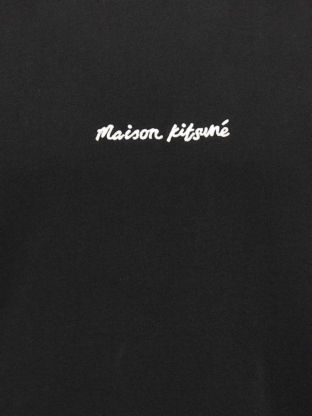 Black Cotton Sweatshirt