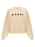 White Cotton Sweatshirt
