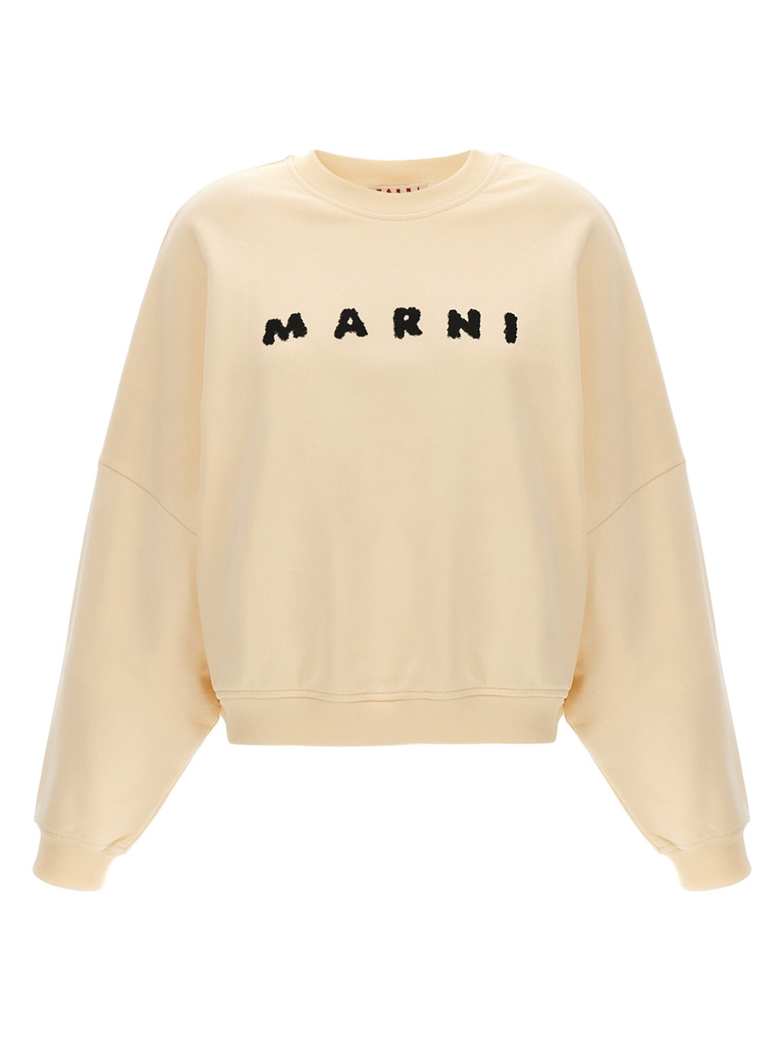 White Cotton Sweatshirt