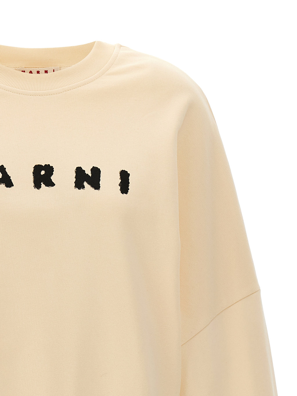 White Cotton Sweatshirt