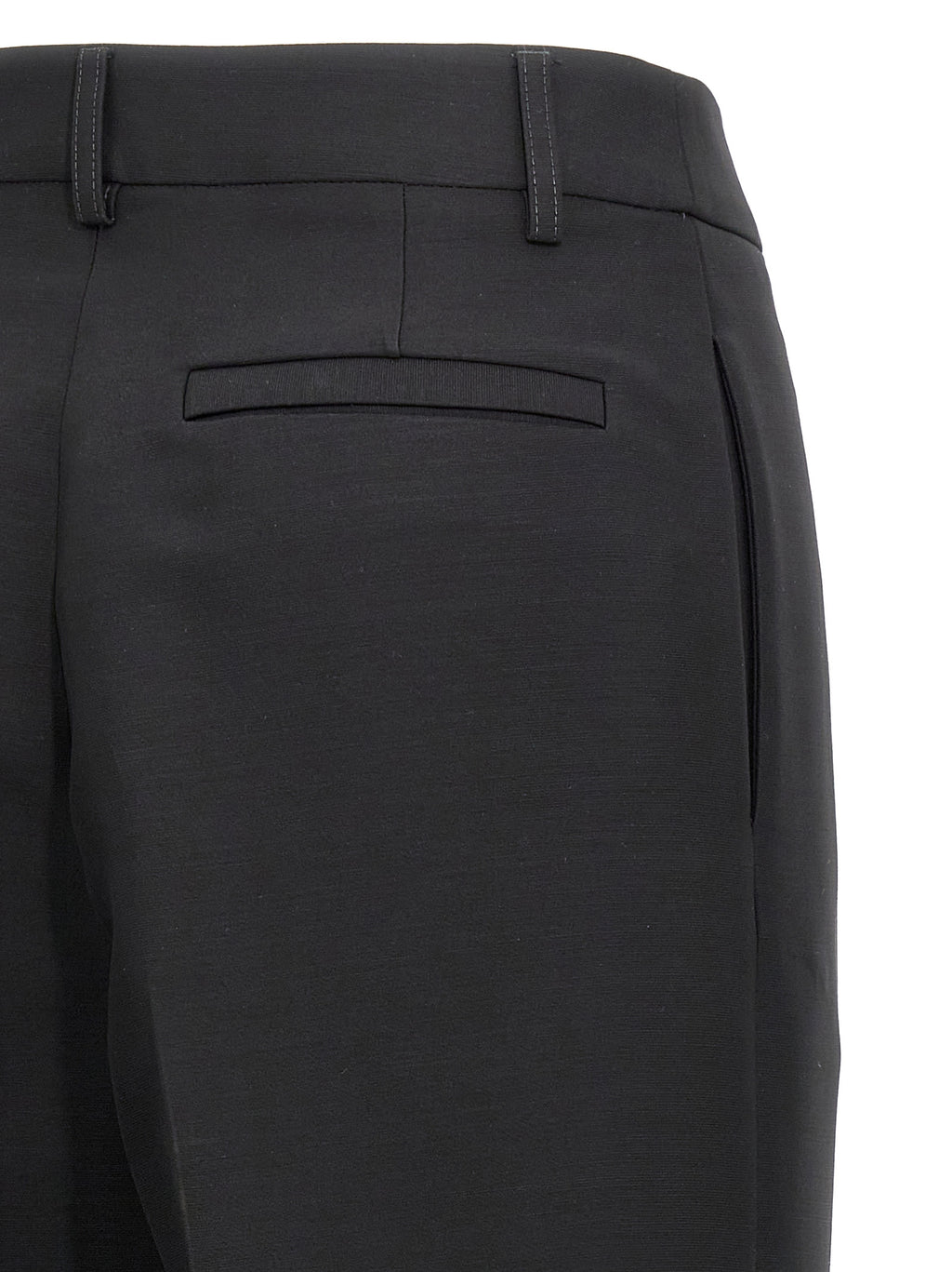 Black Viscose Dress Pants