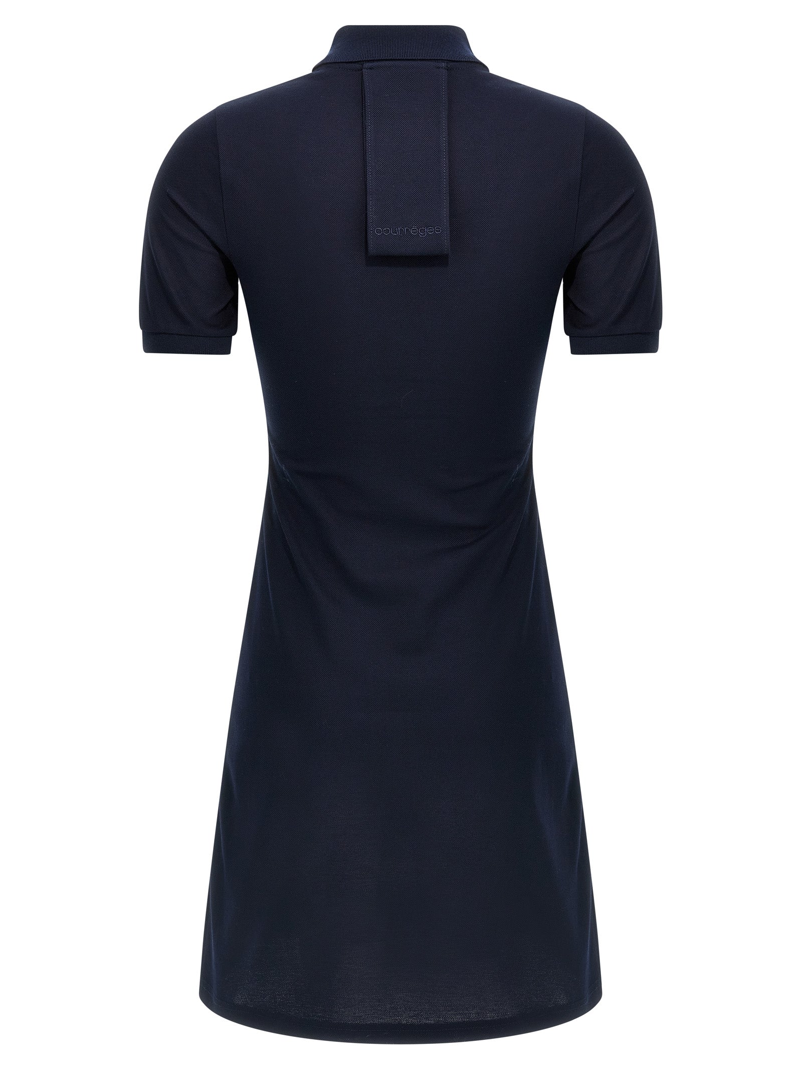 Blue Cotton Short Dress