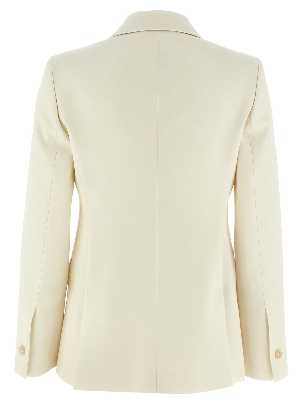 White Virgin Wool Blazer