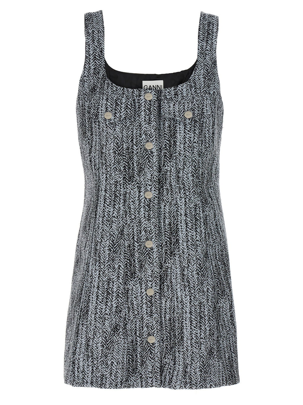 Multicolor Cotton Short Dress