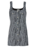 Multicolor Cotton Short Dress