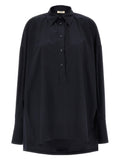 Blue Cotton Blouse