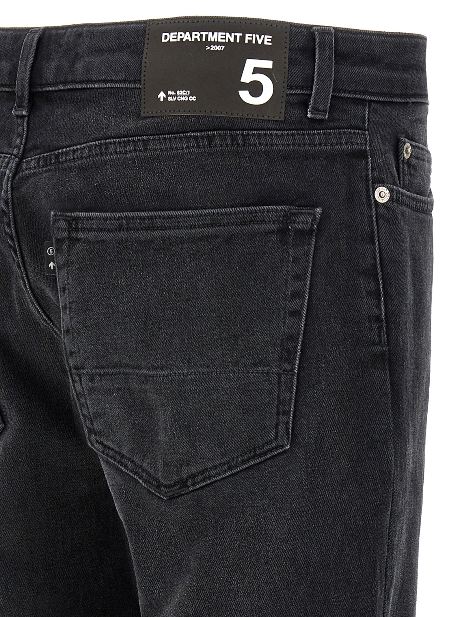 Black Cotton Jeans Denim