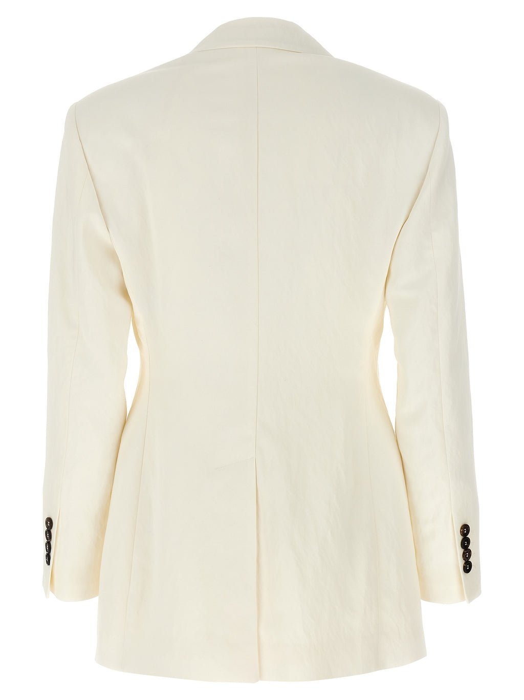 White Straw Blazer