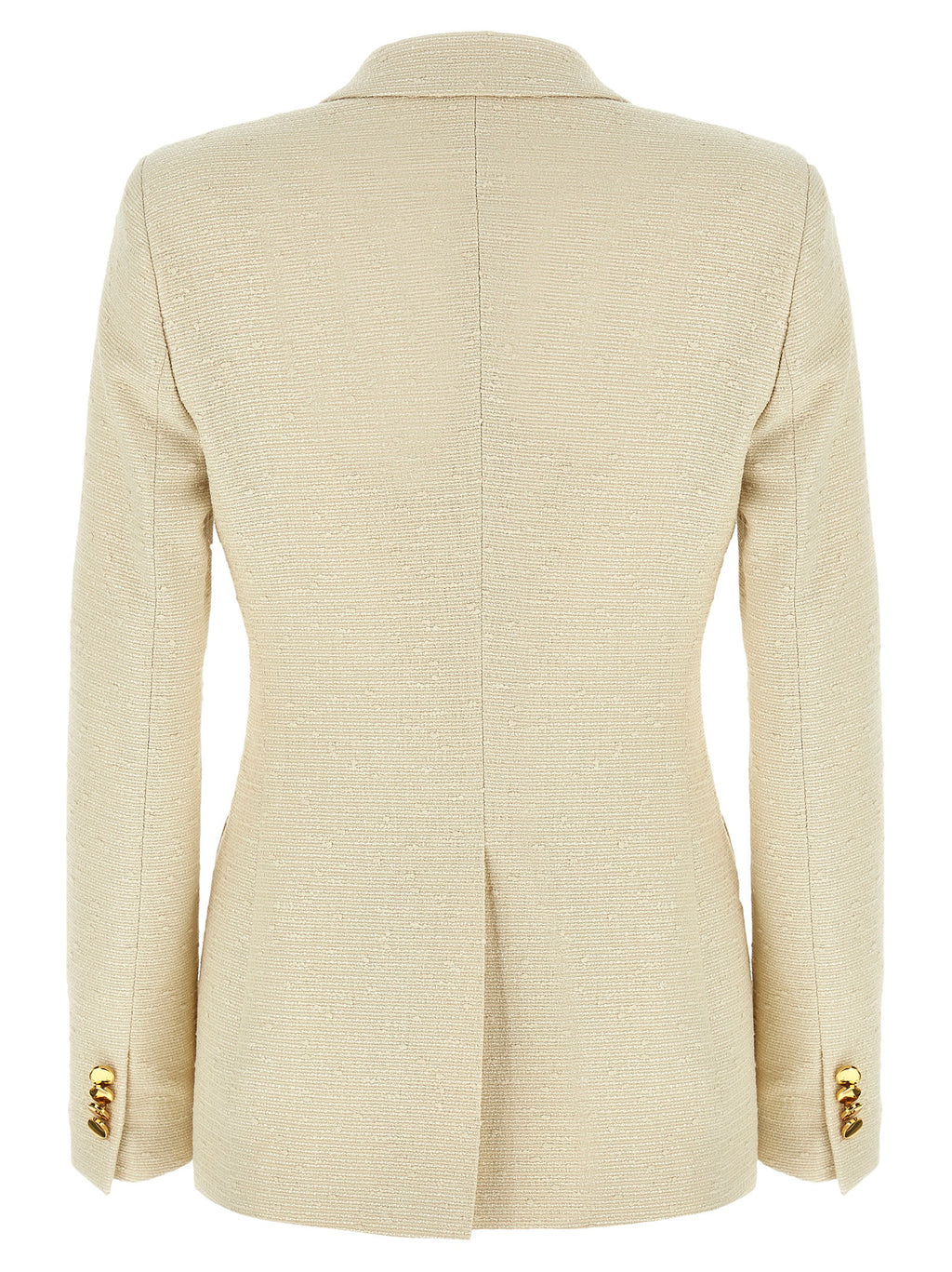 Beige Cotton Blazer