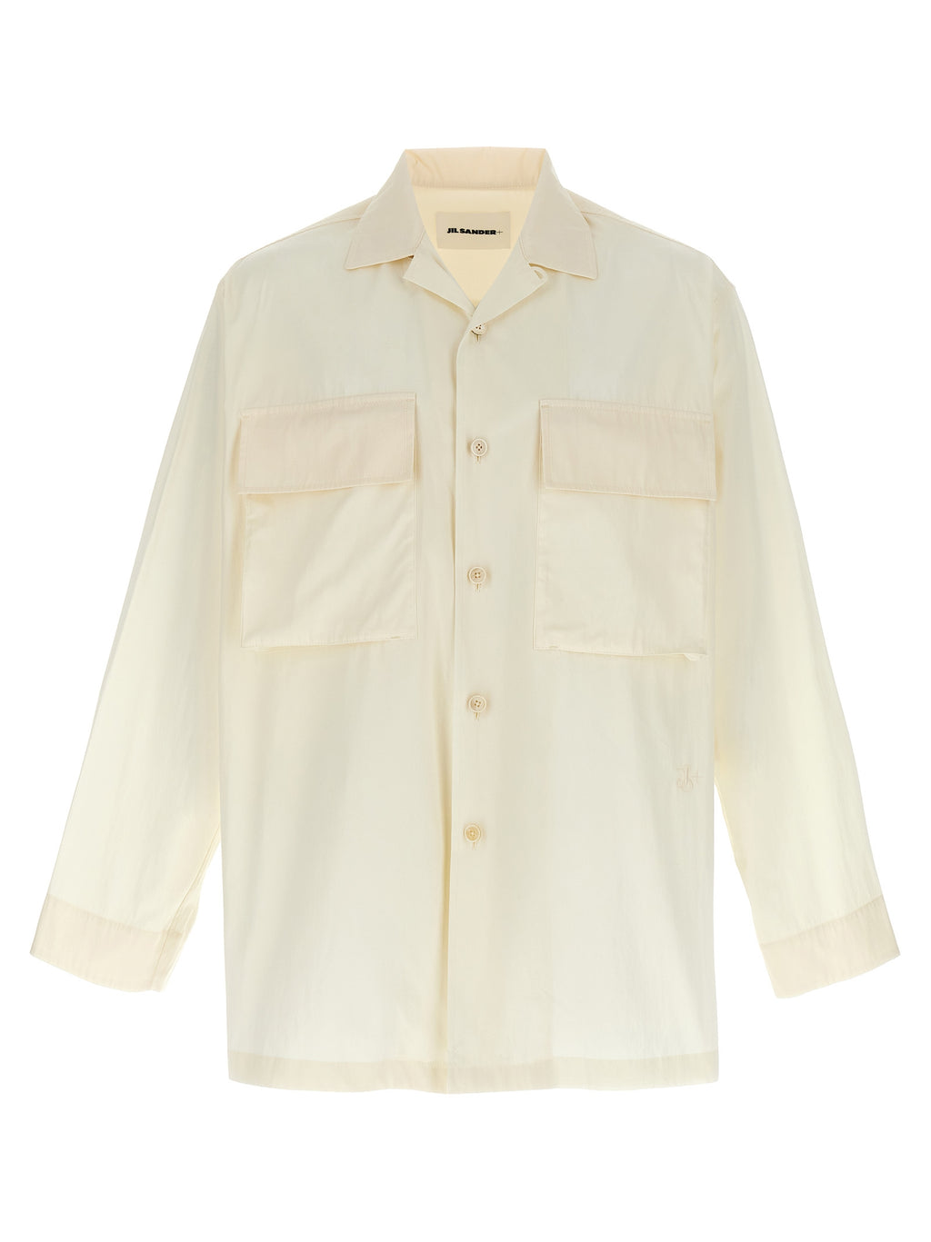 Jil Sander White Cotton Blouse