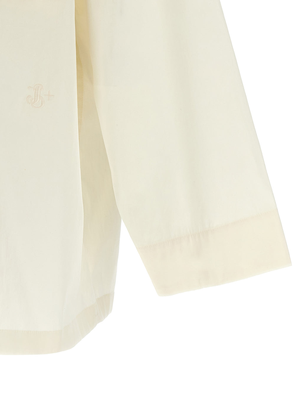 Jil Sander White Cotton Blouse