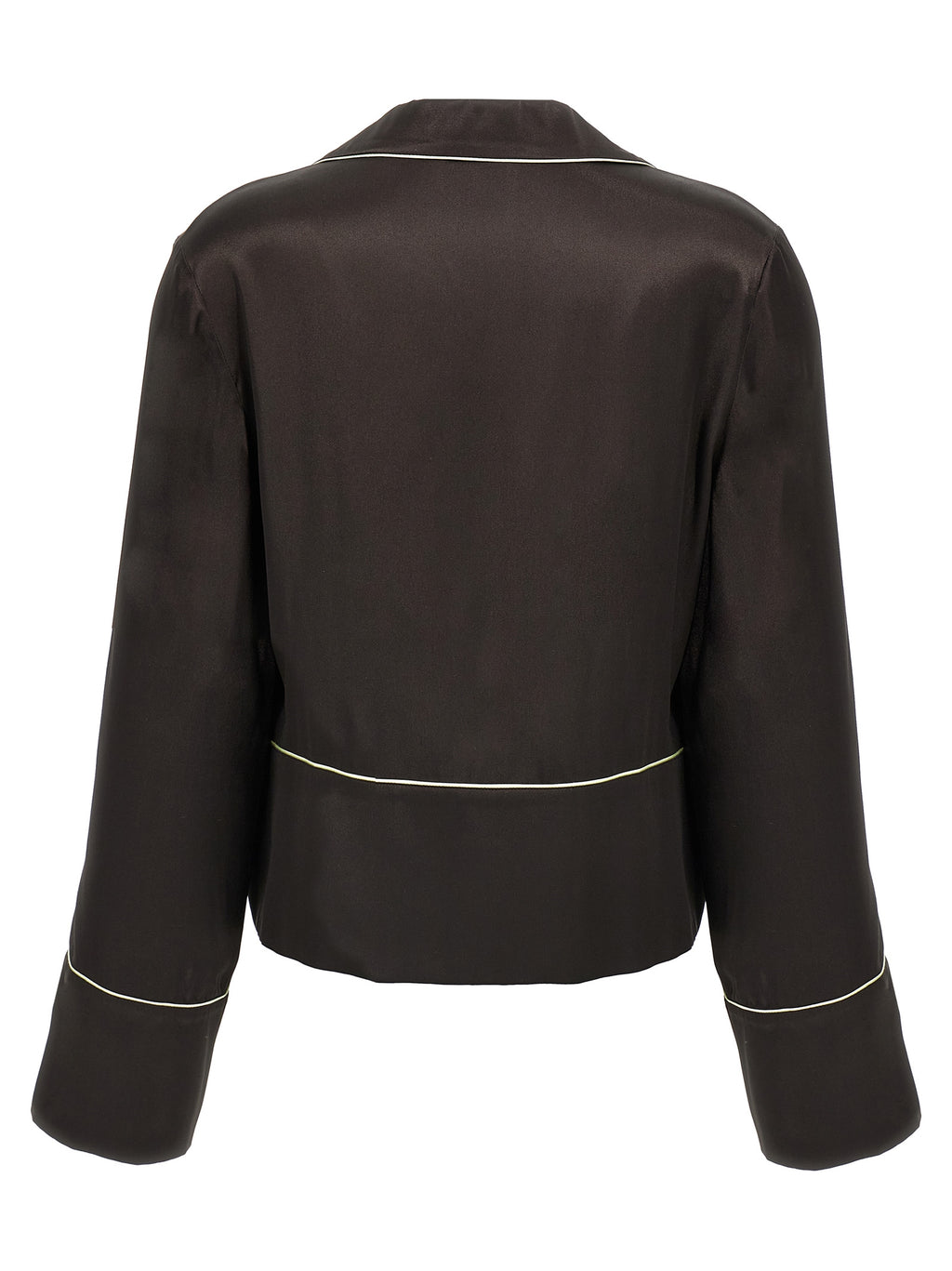 Black Acetate Blouse