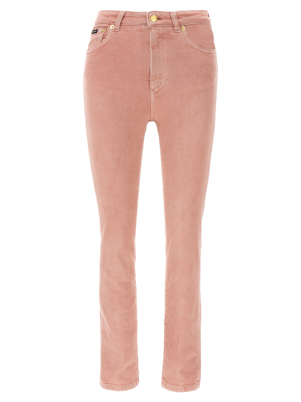 Multicolor Cotton High-Waisted Jean