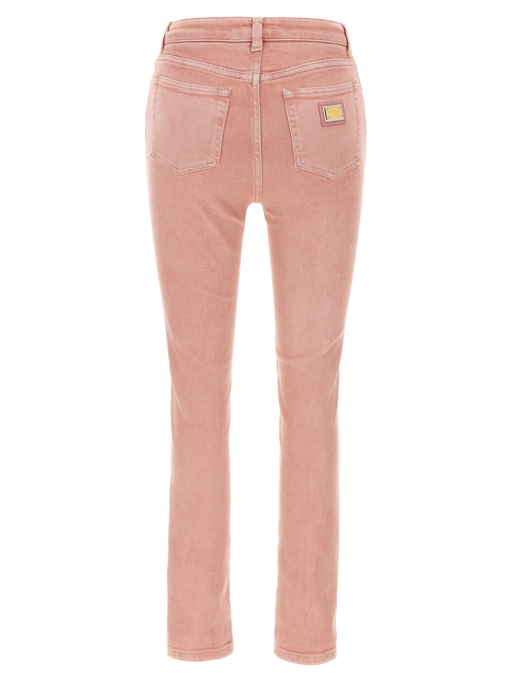 Multicolor Cotton High-Waisted Jean
