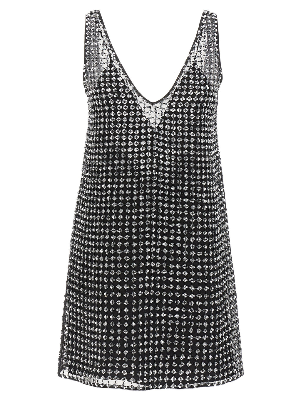 Black Silk Short Dress