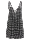 Black Silk Short Dress