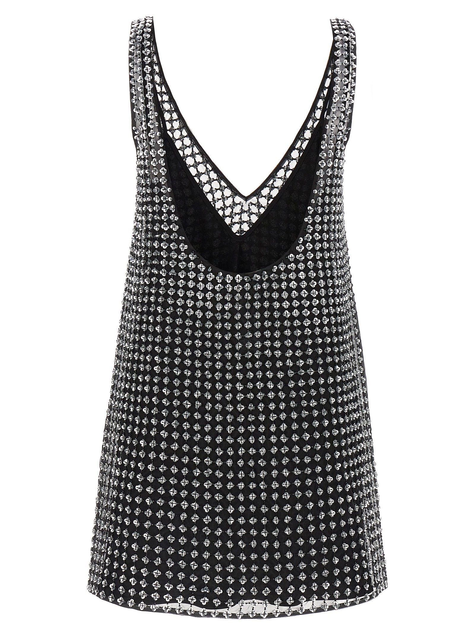 Black Silk Short Dress