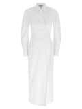 White Cotton Long Dress