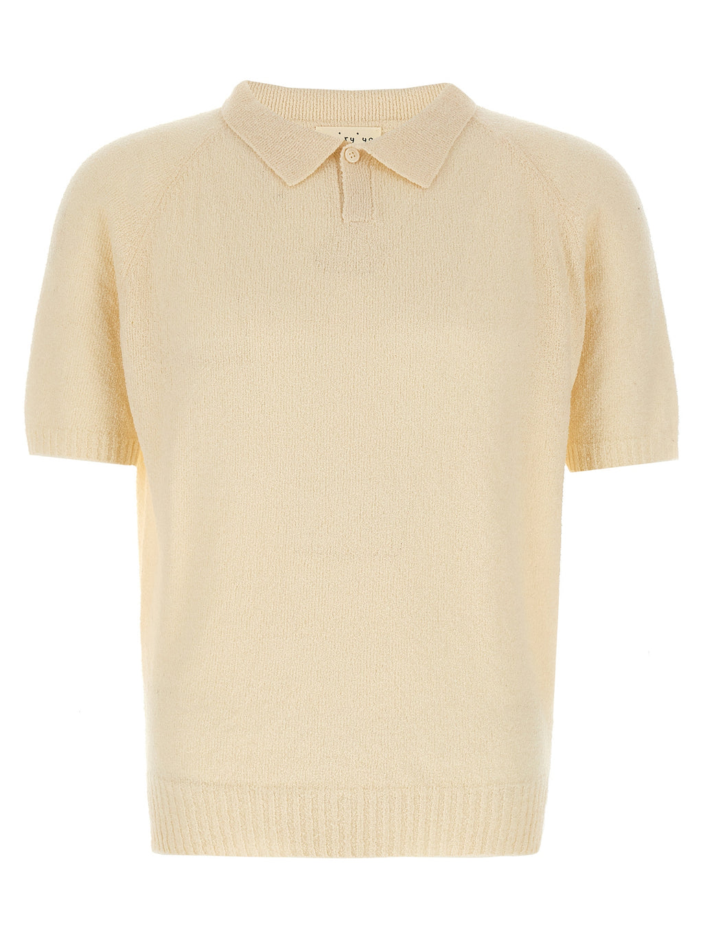 White Cotton Polo Shirt