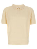 White Cotton Polo Shirt