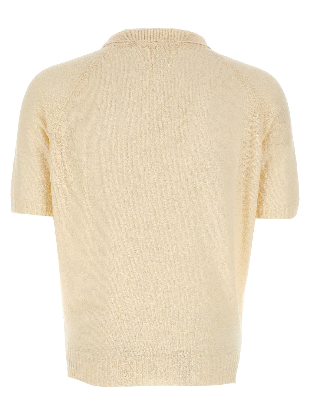 White Cotton Polo Shirt