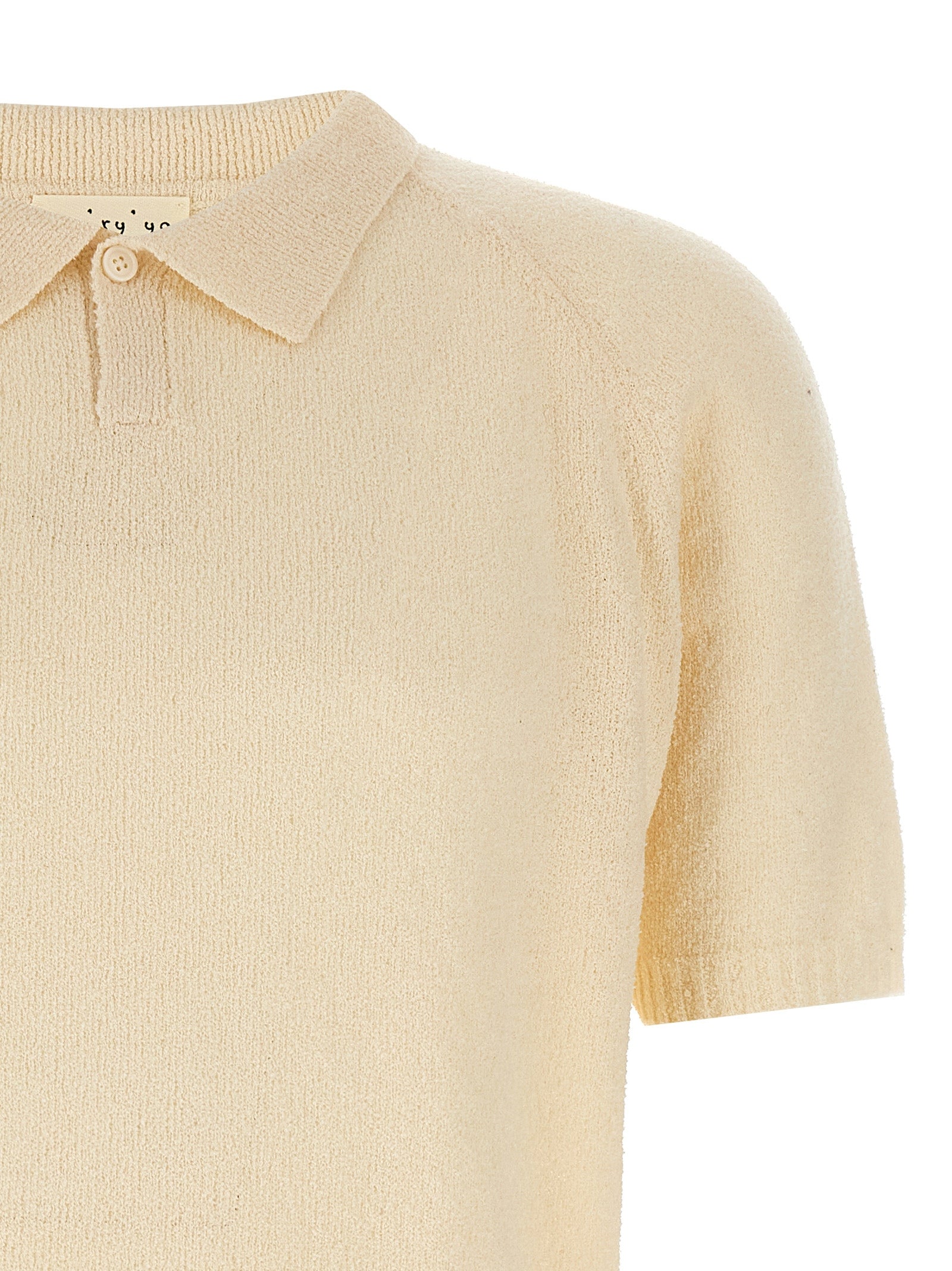 White Cotton Polo Shirt
