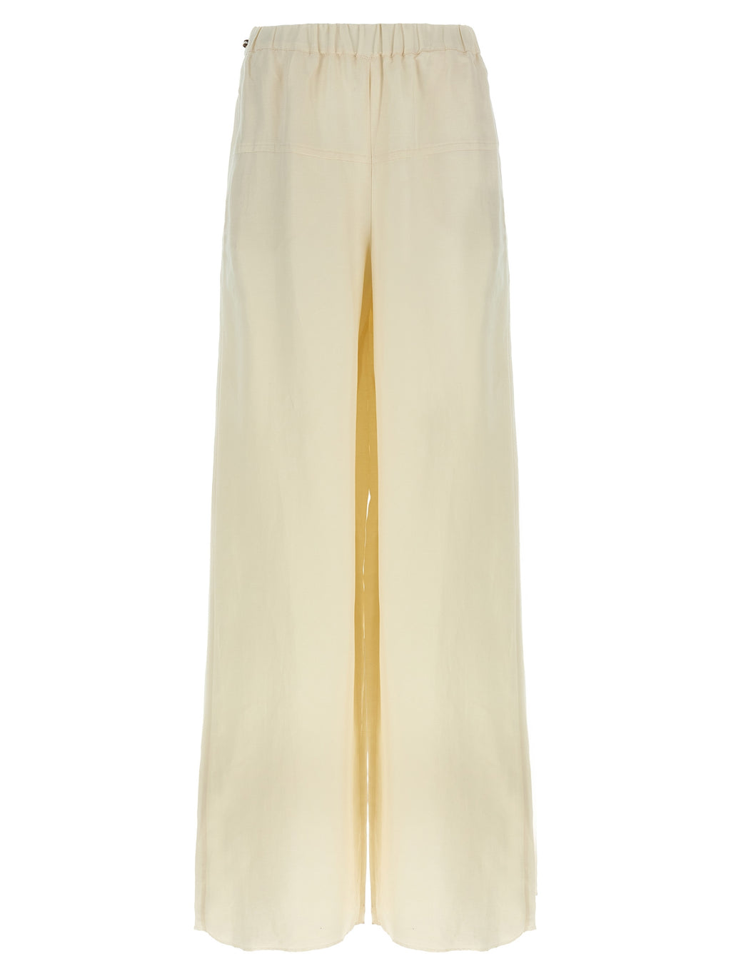White Flax Casual Pants