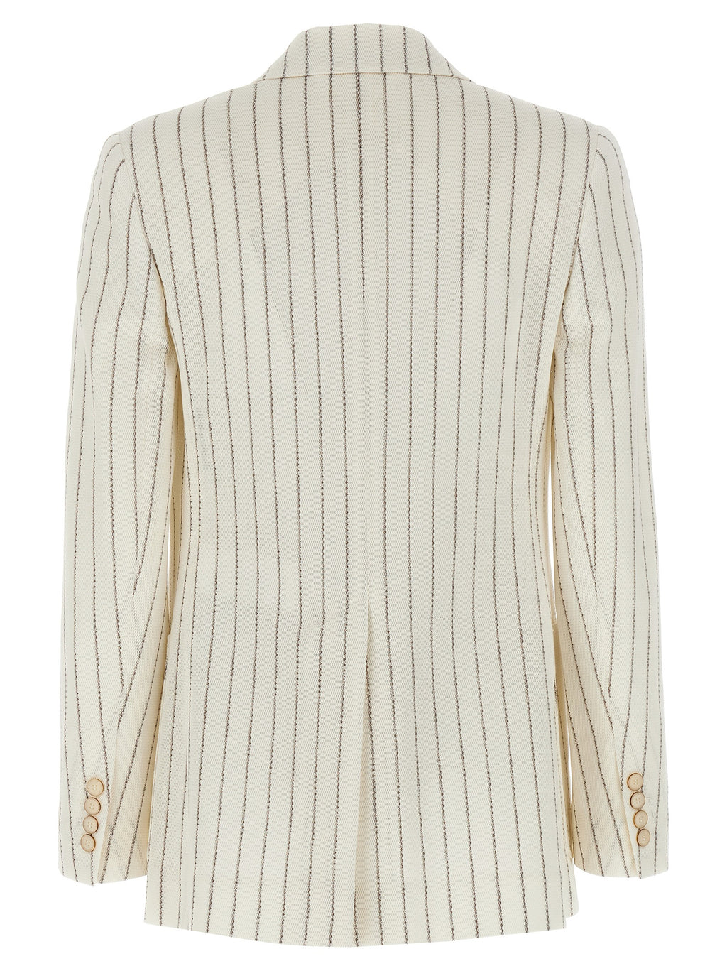 White Cotton Blazer