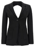 Black Viscose Blazer