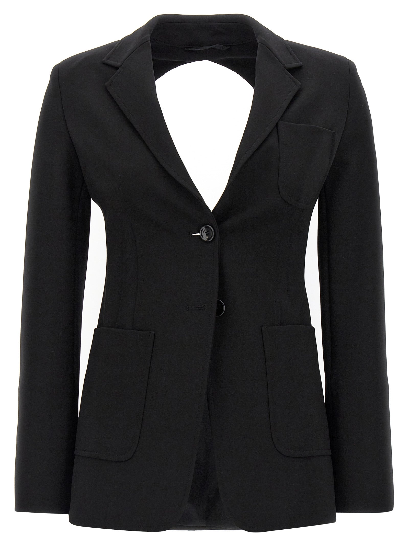 Black Viscose Blazer