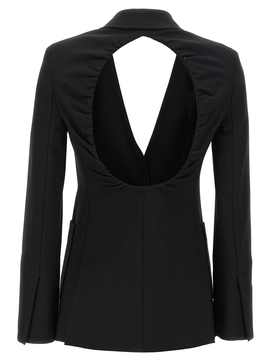 Black Viscose Blazer