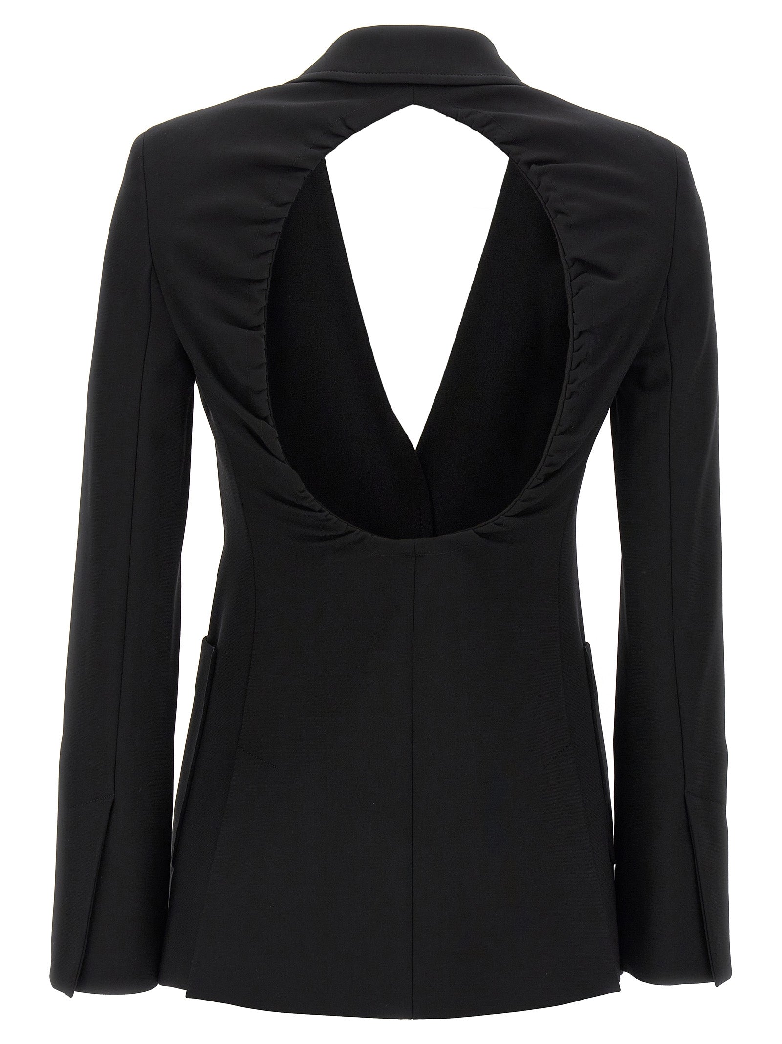 Black Viscose Blazer