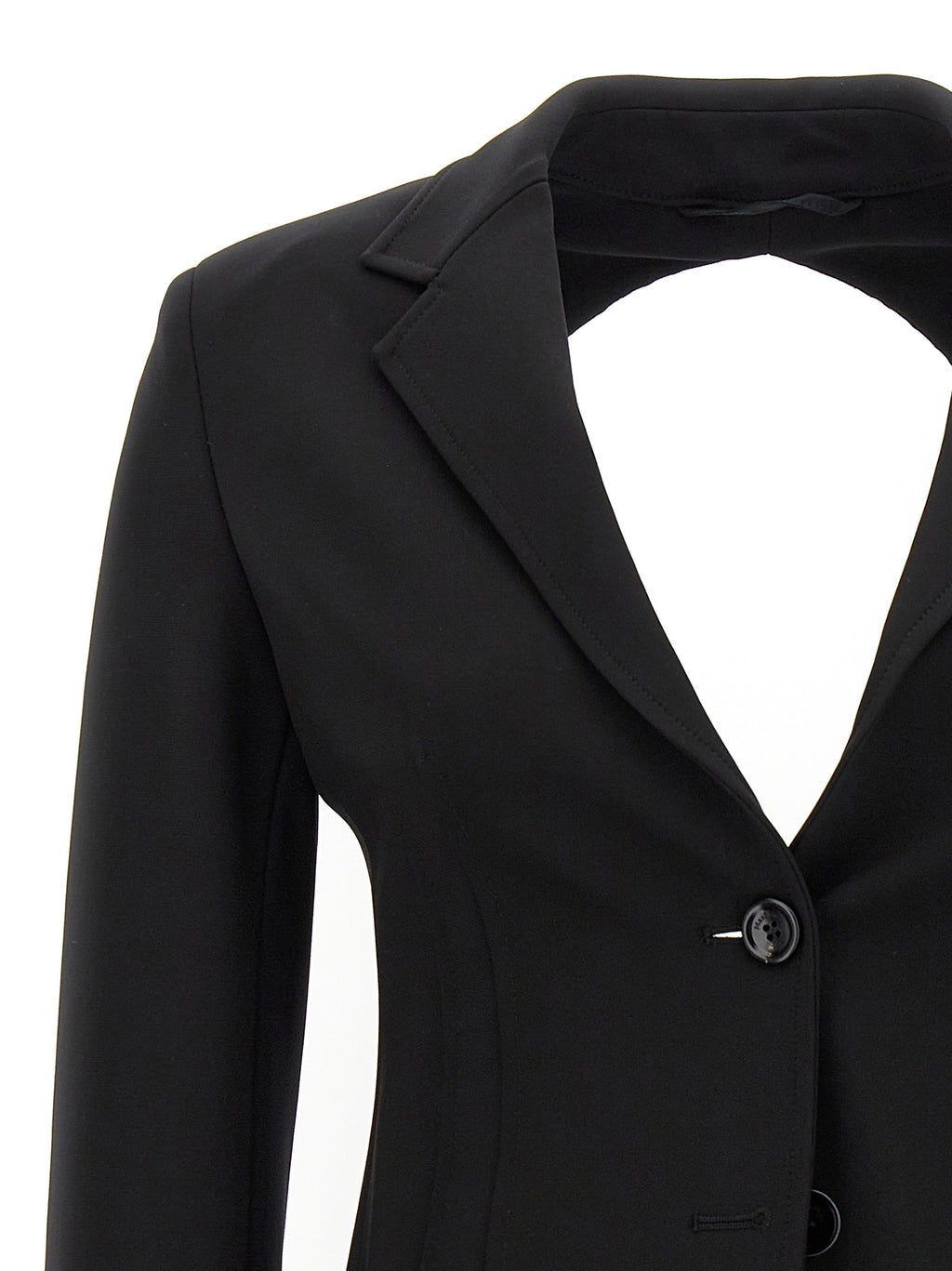Black Viscose Blazer