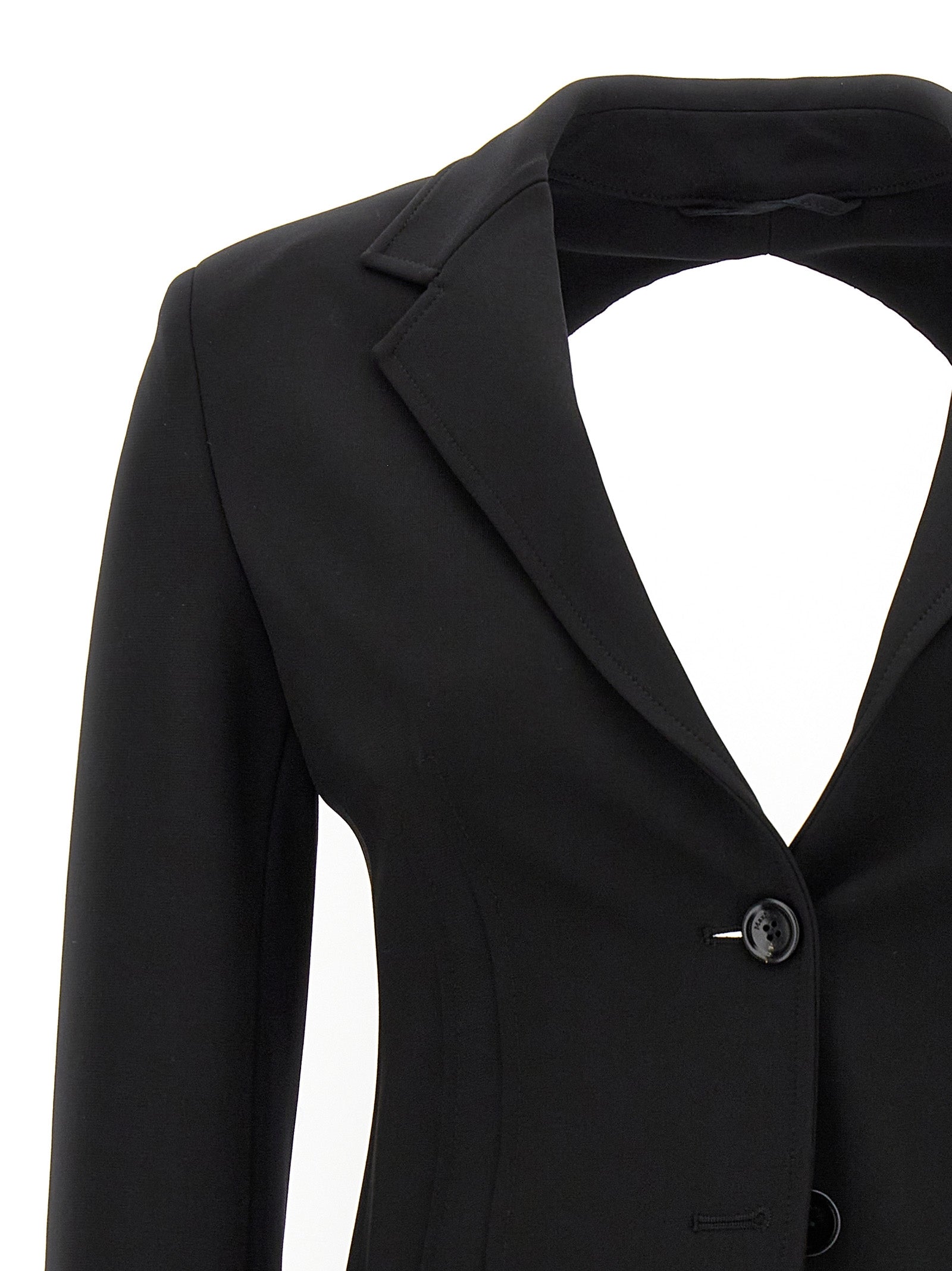 Black Viscose Blazer