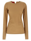 Beige Cotton T-Shirt