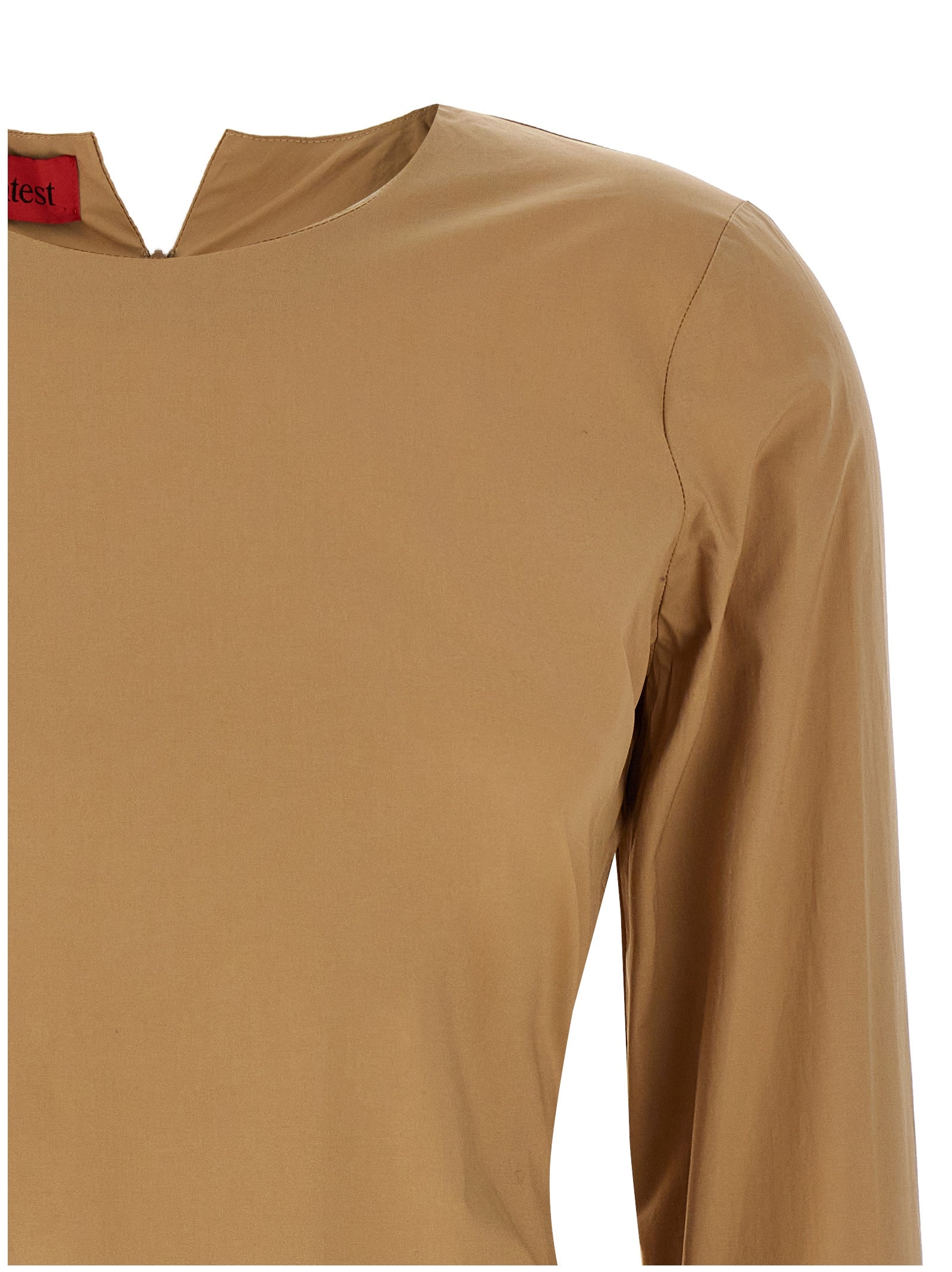 Beige Cotton T-Shirt