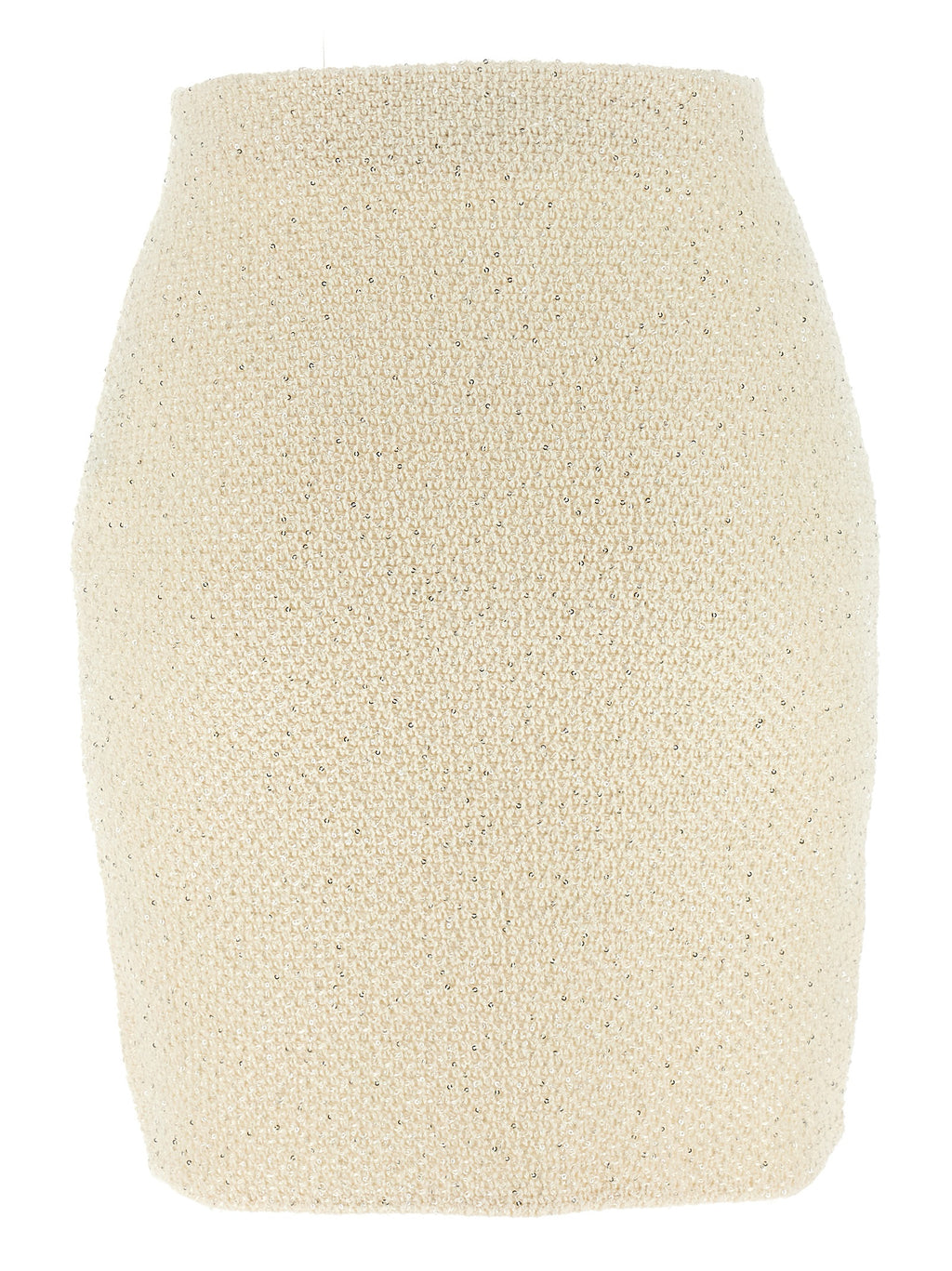 Bicolor Cotton Long Skirt