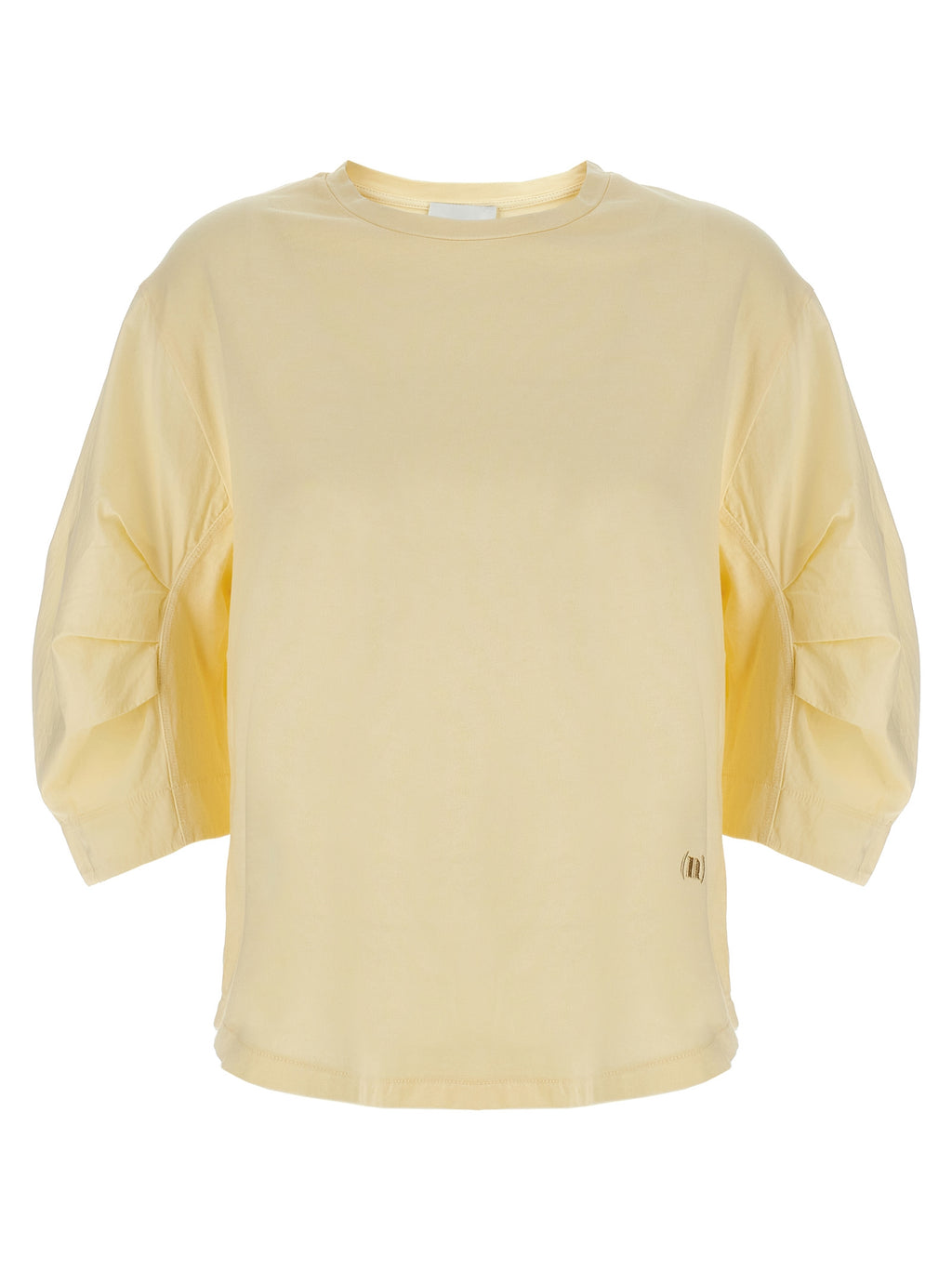 Beige Cotton T-Shirt