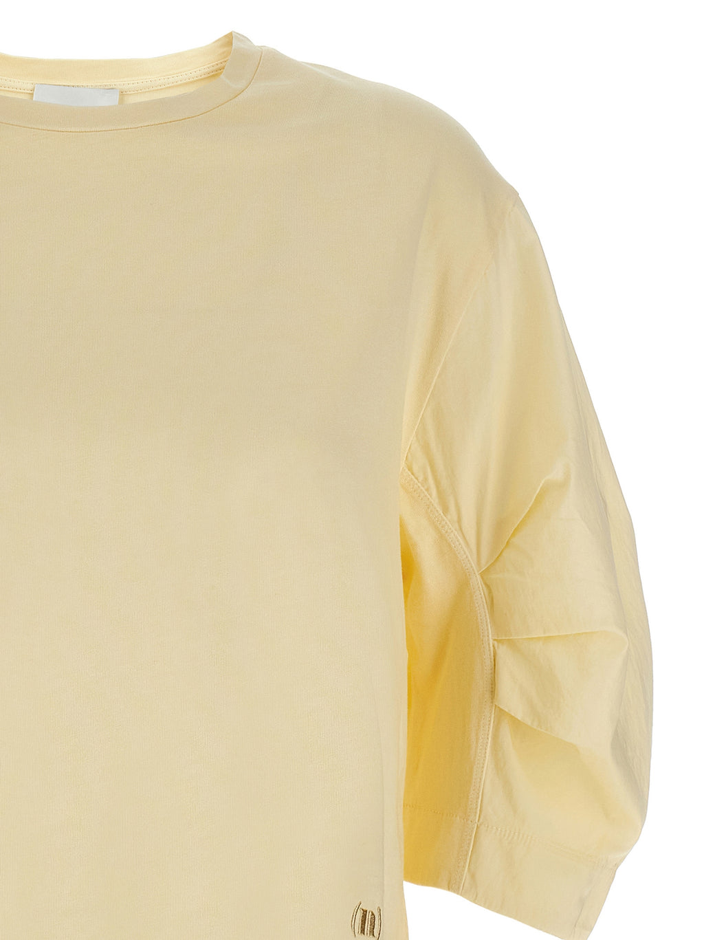 Beige Cotton T-Shirt